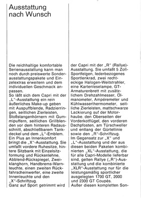 Ford Capri - Prospekt (1969) - Seite 22