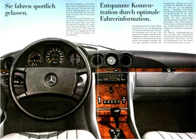 Mercedes SL R107 - Verkaufsprospekt 1985 - Seite 9