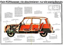 Renault R4 - Prospekt (1962) - Rückseite
