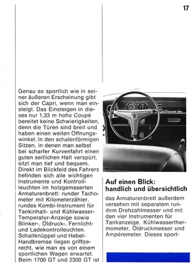Ford Capri - Prospekt (1969) - Seite 17