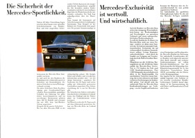 Mercedes SL R107 - Verkaufsprospekt 1985 - Seite 13