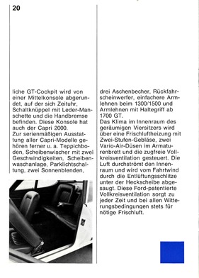 Ford Capri - Prospekt (1969) - Seite 20