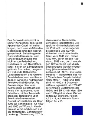 Ford Capri - Prospekt (1969) - Seite 11