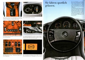 Mercedes SL R107 - Verkaufsprospekt 1985 - Seite 10