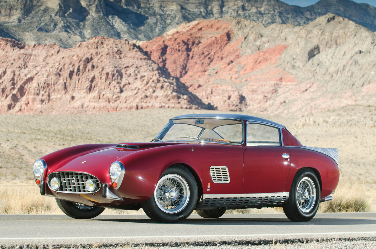 Ferrari 410 Superamerica Scaglietti (1957) - Das ursprünglich schwarz gespritzte Coupé ist heute burgunder-rot