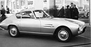 Bild: Fiat 1500 GT Prototyp Ghia (1963) - nur die beiden Luftschlitze unterbrechen die Seitenlinie