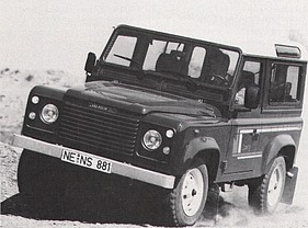 Land Rover Rover 90 — 110 2,5-Liter-4-Zyl. - 84 PS (DIN) 1 Vergaser (1990) Land Rover Rover 90 — 110 2,5-Liter-4-Zyl. - 84 PS (DIN) 1 Vergaser (1990)
