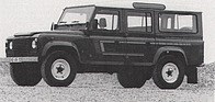 Bild: Land Rover Rover 90 — 110 2,5-Liter-4-Zyl. - 84 PS (DIN) 1 Vergaser
