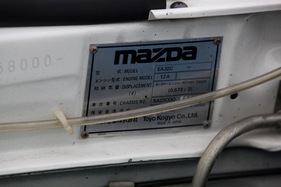 Mazda RX-7 (1979) - die Chassis-Plakette (1979)