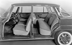 Mercedes-Benz 220 S (1963) - Blick in den grosszügigen Innenraum