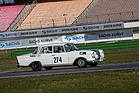 Mercedes-Benz 220 S - schöne Heckflosse im Motodrom - beim akademisches Fahrtraining auf dem Hockenheimring 2012