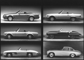 Mercedes-Benz 350 SL (1971) - 40 Jahre SL - vom 300 SL 1953 über den 300 SL 1960, zum 190 SL, zur Pagode 280 SL um 1970, dem R117 bis zum 500 SL (R129) von 1989