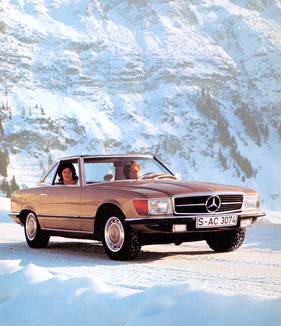 Mercedes-Benz 450 SL (1976) - Einsatz als Winterfahrzeug