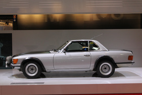 Mercedes-Benz 500 SL (1981) - nie eingesetzte Rallye-Waffe aus Stuttgart - an der Techno Classica Essen 2012 (1981)