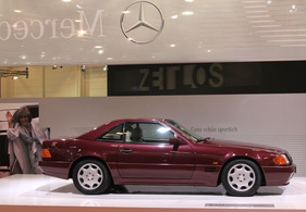 Mercedes-Benz 500 SL (1991) - der R129 von Lady Diana - das einzige nicht-britische Auto im Königshaus damals - an der Techno Classica Essen 2012 (1991)