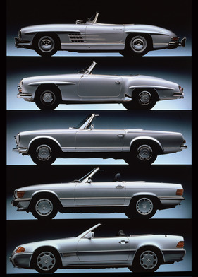 Mercedes-Benz - SL Generationen - 300 SL, 190 SL, 230 SL (R113), 300 SL (R107), 500 SL (R129) (1963)