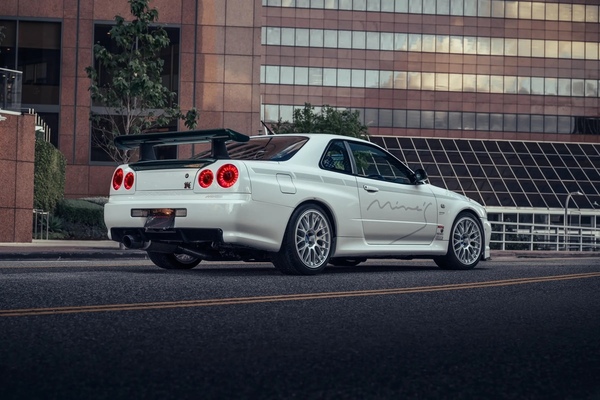 Image: Nissan Skyline R34 GT-R V-Spec N1 'Mine's Tribute' (1999) - Lot 30 at the Bonhams Miami auction on May 4, 2024
