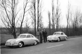 Porsche 356 1500 (1953) - bei Probefahrten anfangs der Fünfzigerjahre (1953)