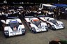 REG Le Mans 1982 - Die Rothmans Porsche 956 als Gruppenfoto (© Porsche Archiv, 1982)
