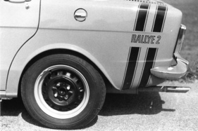 Simca Rallye 2 (1973) - deutlich beschriftet am Heck (1973)