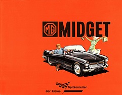 Bild von MG Midget - Prospekt (1962)