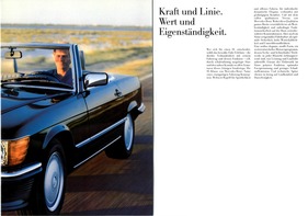 Bild von Mercedes SL R107 - Verkaufsprospekt 1985 - Seite 3